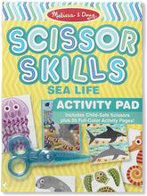 Load image into Gallery viewer, Sea Life Scissor Skills Activity Pad