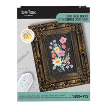 Load image into Gallery viewer, Flowers Frame Gem Art