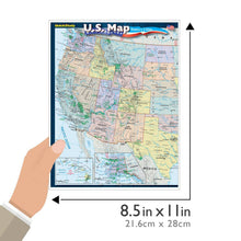 Load image into Gallery viewer, U.S. Map: States & Cities Guide