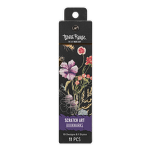 Load image into Gallery viewer, Florals Scratch Art Bookmark