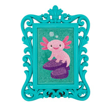 Load image into Gallery viewer, Axolotl Framed Gem Art