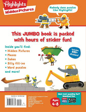 Load image into Gallery viewer, Jumbo Book of Sticker Puzzles