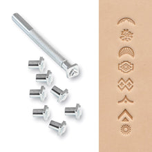 Load image into Gallery viewer, Discover Leather Stamp Set- Leather Tooling Kit DIY Project