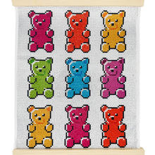 Load image into Gallery viewer, BRVV Rolled Canvas Gem Art 11x14 Gummy Bear