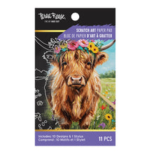 Load image into Gallery viewer, Highland Cow Mini Scratch Pad