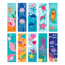 Load image into Gallery viewer, Axolotl Scratch Art Bookmarks