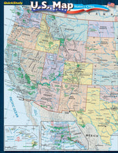 Load image into Gallery viewer, U.S. Map: States & Cities Guide