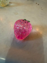 Load image into Gallery viewer, Squishy strawberry NeeDoh ice cube textured
