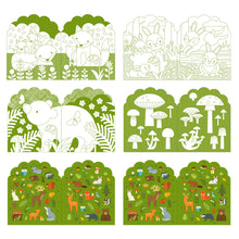 Load image into Gallery viewer, Woodland Coloring Book with Stickers
