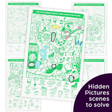 Load image into Gallery viewer, Dinosaur Scratch-and-Play Hidden Pictures
