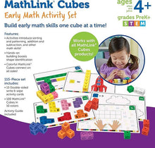 Load image into Gallery viewer, Learning Resources Early Math Mathlink Cube Activity Set
