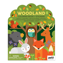Load image into Gallery viewer, Woodland Coloring Book with Stickers
