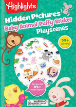 Load image into Gallery viewer, Baby Animal Puffy Sticker Playscenes
