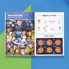 Load image into Gallery viewer, Space Puffy Sticker Hidden Pictures Playscenes
