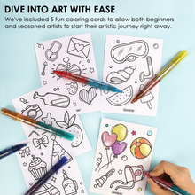 Load image into Gallery viewer, Dual Tone Glitter Acrylic Paint Marker Set

