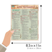 Load image into Gallery viewer, New Testament Laminated Guide

