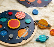 Load image into Gallery viewer, Multi-Language Solar System Wooden Puzzle
