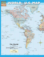 Load image into Gallery viewer, World &amp; U.S. Map Reference Guide
