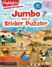 Load image into Gallery viewer, Jumbo Book of Sticker Puzzles
