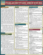Load image into Gallery viewer, Parliamentary Procedure Reference Guide
