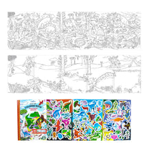 Load image into Gallery viewer, Dinosaurs Abound Fold-Out Coloring Book

