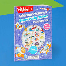 Load image into Gallery viewer, Space Puffy Sticker Hidden Pictures Playscenes
