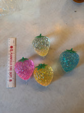 Load image into Gallery viewer, Squishy strawberry NeeDoh ice cube textured
