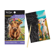 Load image into Gallery viewer, Highland Cow Mini Scratch Pad
