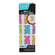 Load image into Gallery viewer, BRVV Rolled Canvas Gem Art 11x14 Gummy Bear
