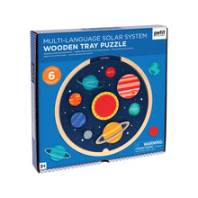 Load image into Gallery viewer, Multi-Language Solar System Wooden Puzzle
