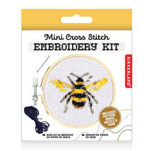 Load image into Gallery viewer, Bee Mini Cross Stitch Kit
