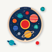 Load image into Gallery viewer, Multi-Language Solar System Wooden Puzzle
