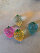 Load image into Gallery viewer, Squishy strawberry NeeDoh ice cube textured
