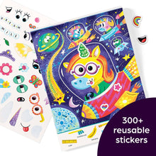 Load image into Gallery viewer, Unicorns Sticker Faces Hidden Pictures
