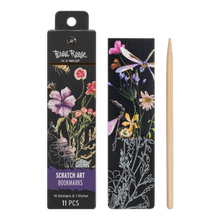 Load image into Gallery viewer, Florals Scratch Art Bookmark
