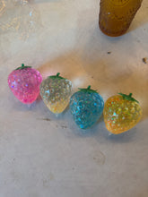 Load image into Gallery viewer, Squishy strawberry NeeDoh ice cube textured
