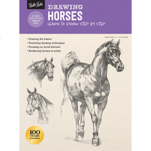 Load image into Gallery viewer, Horses-Step by Step Drawing
