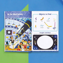 Load image into Gallery viewer, Space Puffy Sticker Hidden Pictures Playscenes
