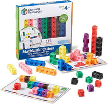 Load image into Gallery viewer, Learning Resources Early Math Mathlink Cube Activity Set
