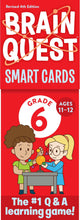 Load image into Gallery viewer, Brain Quest 6th Grade Smart Cards Revised 4th Edition
