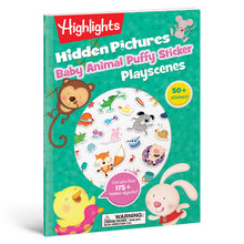 Load image into Gallery viewer, Baby Animal Puffy Sticker Playscenes
