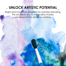 Load image into Gallery viewer, Dessert Pocket Watercolor Set &amp; Brush
