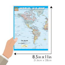 Load image into Gallery viewer, World &amp; U.S. Map Reference Guide
