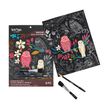 Load image into Gallery viewer, Owl And Moon Scratch Art Pad
