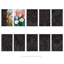 Load image into Gallery viewer, Highland Cow Mini Scratch Pad
