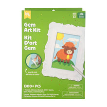 Load image into Gallery viewer, Cow Framed Gem Art
