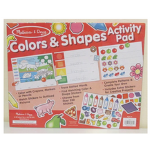 Load image into Gallery viewer, Colors &amp; Shapes Activity Pad
