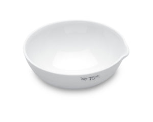 Evaporating Dish, 75mL, porcelain