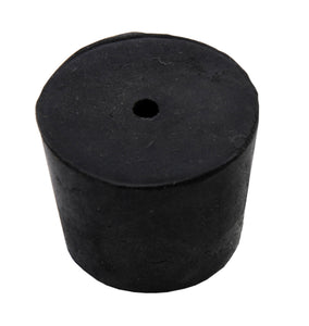 Rubber Stopper, 1-hole, #6