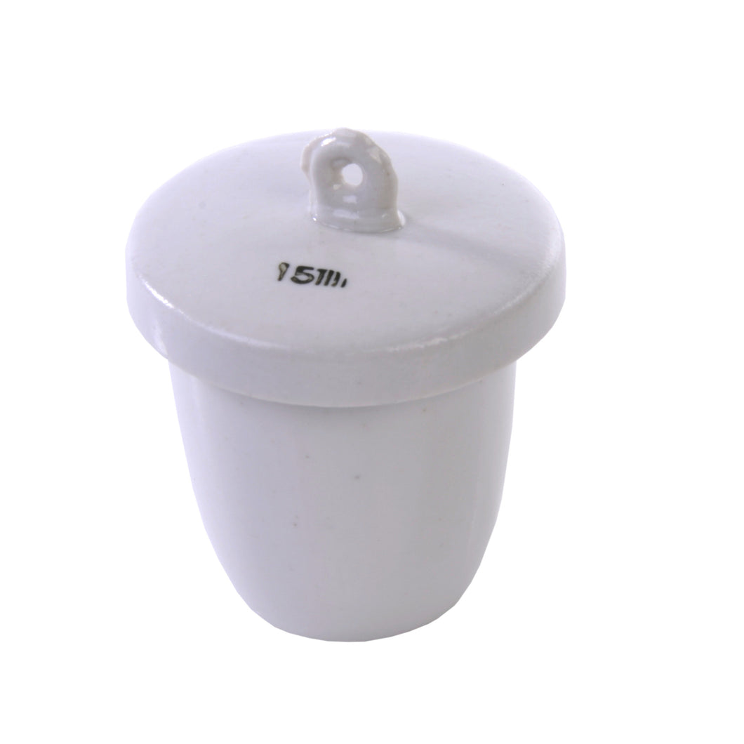 Crucible with Lid, 15mL